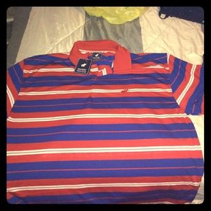 Jinzu jean shorts and Beverly Hills Polo Club